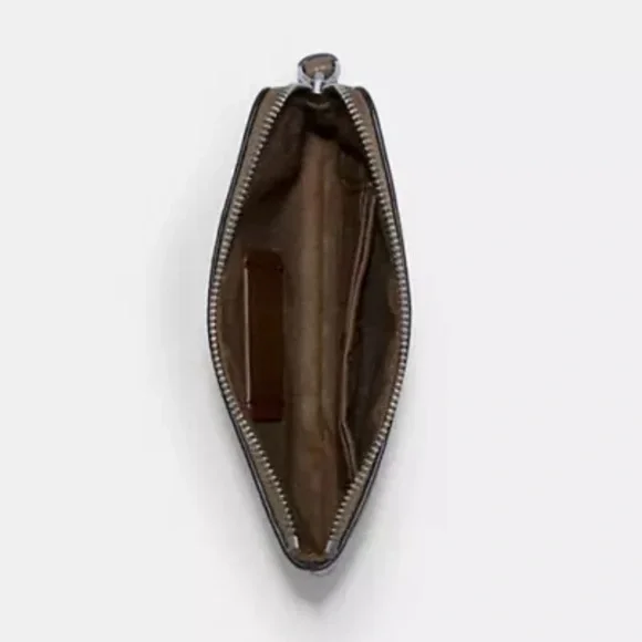 Authentic Coach X Jean Michel Basquiat New York Corner Zip Wristlet Pouch Clutch - Picture 3 of 6